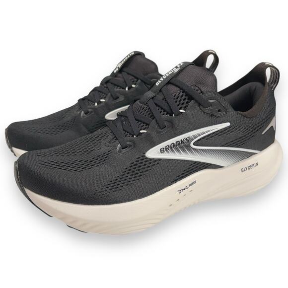 Brooks Black and White High Cushion Running Shoes - Picture 1 of 11